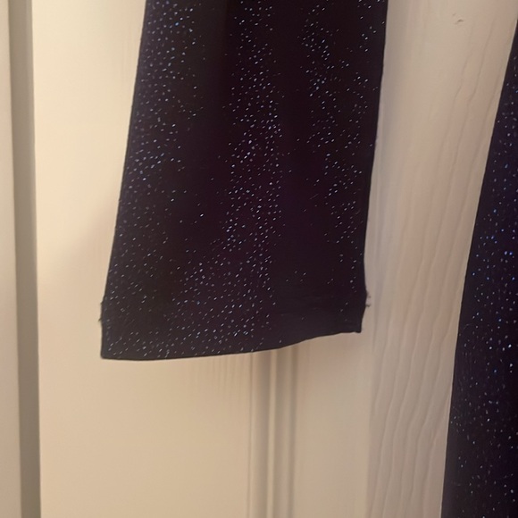 Lucy in the Sky medium navy long sleeve mini dress - Picture 5 of 9